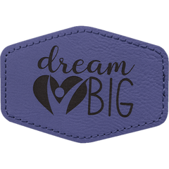 Adhesive Hex Leatherette Patches