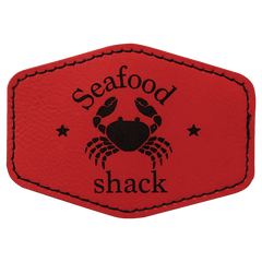 Adhesive Hex Leatherette Patches