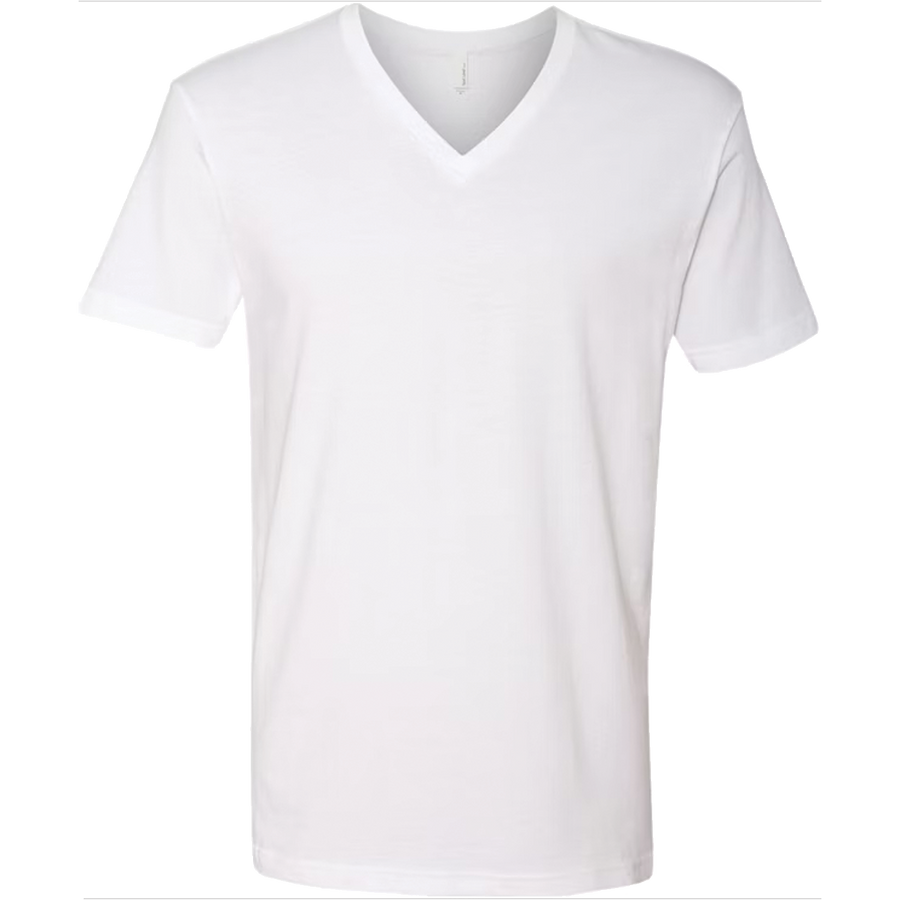 Premium Tees V-Neck (White)